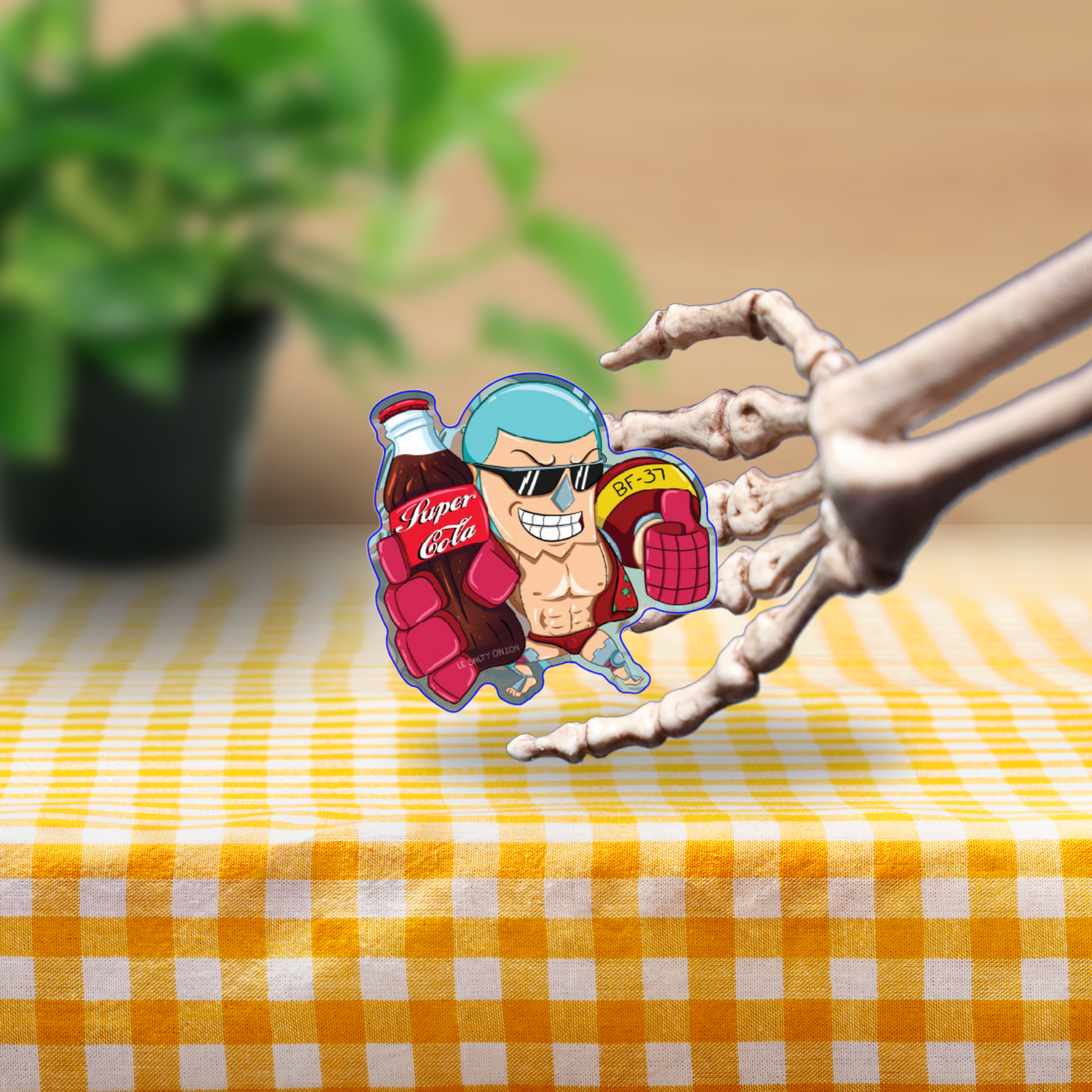 Franky Super Cola Vinyl Sticker