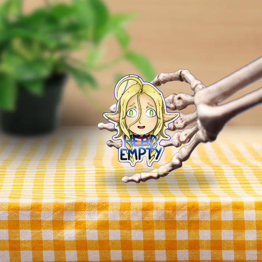 Marcille Head Empty Vinyl Sticker